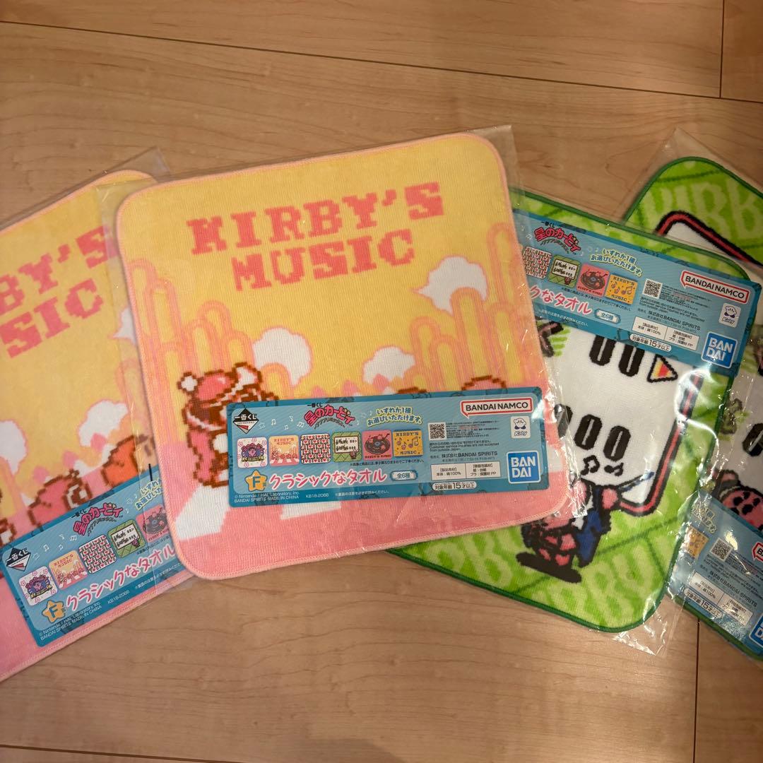 カービィ 1番くじ ヘッドフォン クラッシックなタオル ガチャガチャ 阪急電車