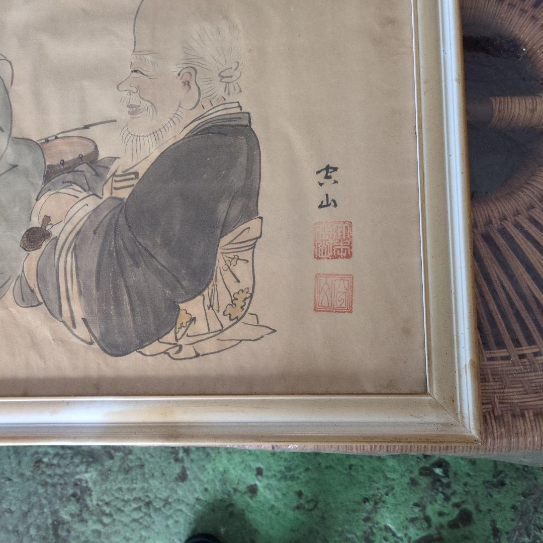 日本画縦40cmX横106cmX厚み2cm