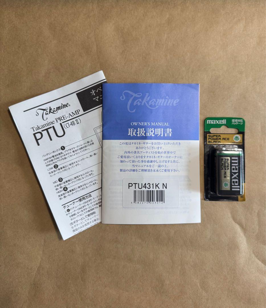 Takamine PTU431K エレアコ ［美品］ほぼ未使用
