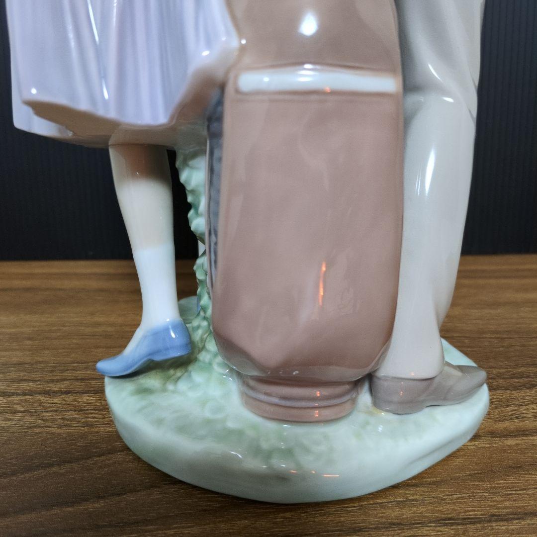 リヤドロ ゴルフ カップル 陶器