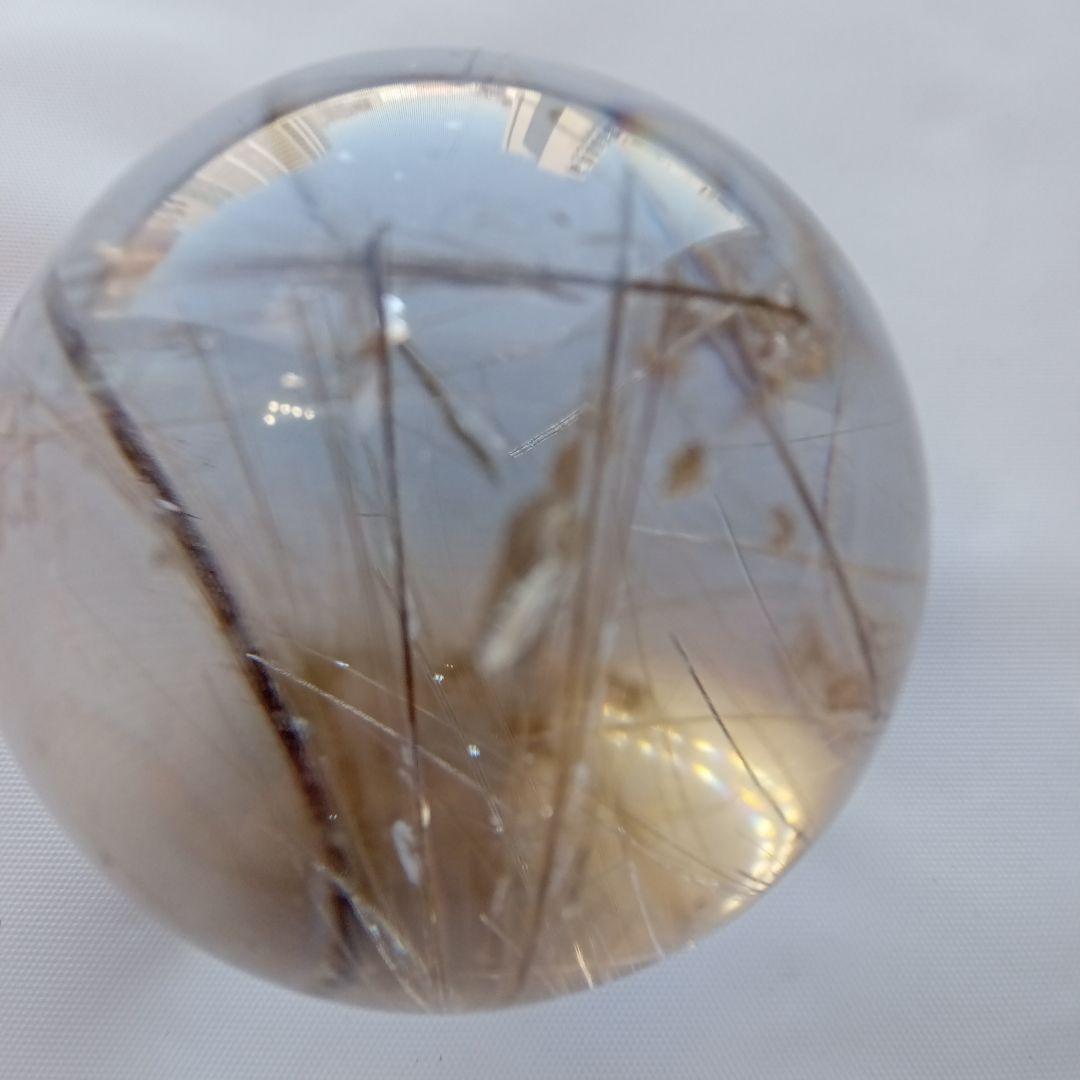 ルチルクオーツ　５センチ玉(4.5〜5)