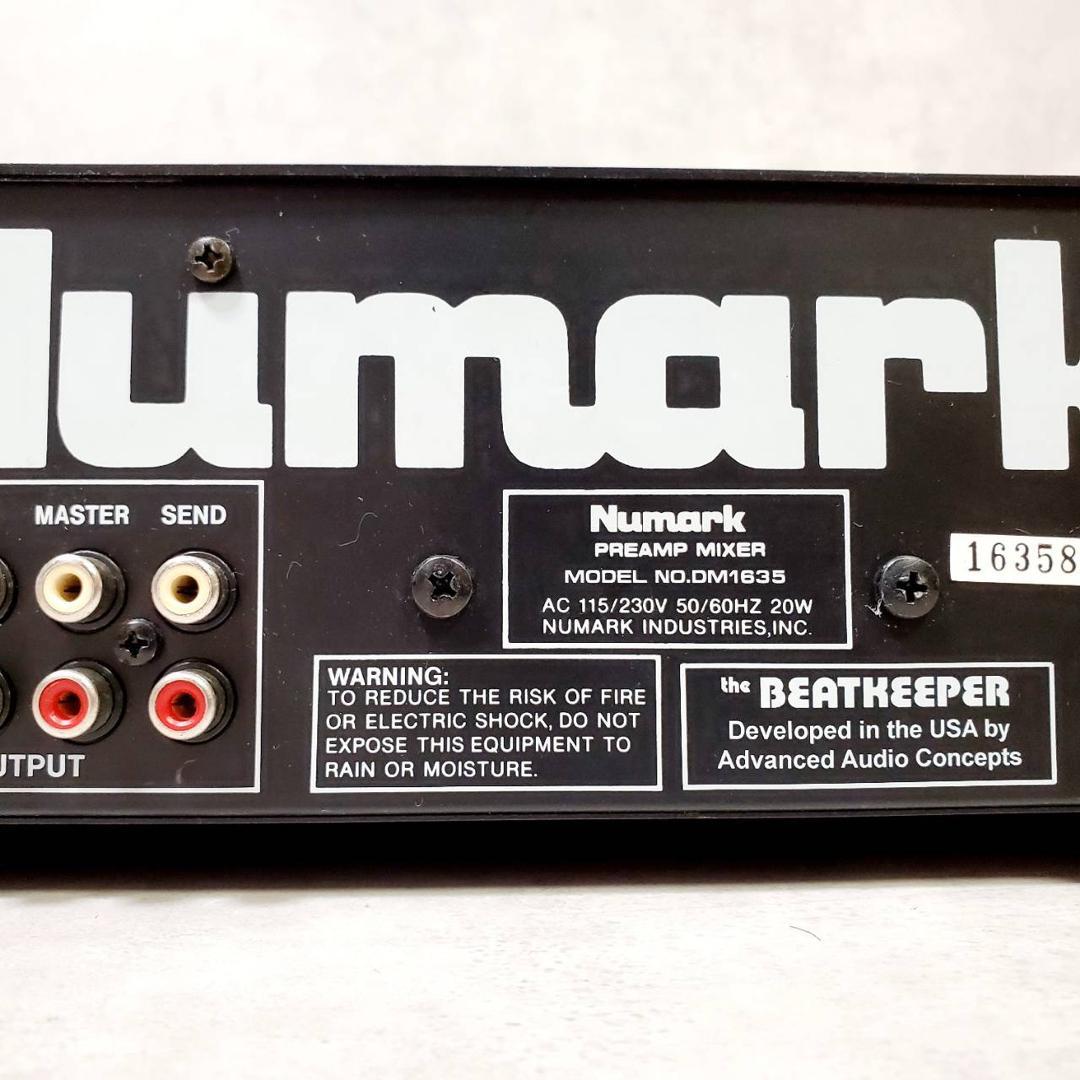 【現状品・通電確認済】Numark DM1635 高性能 4ch DJミキサー