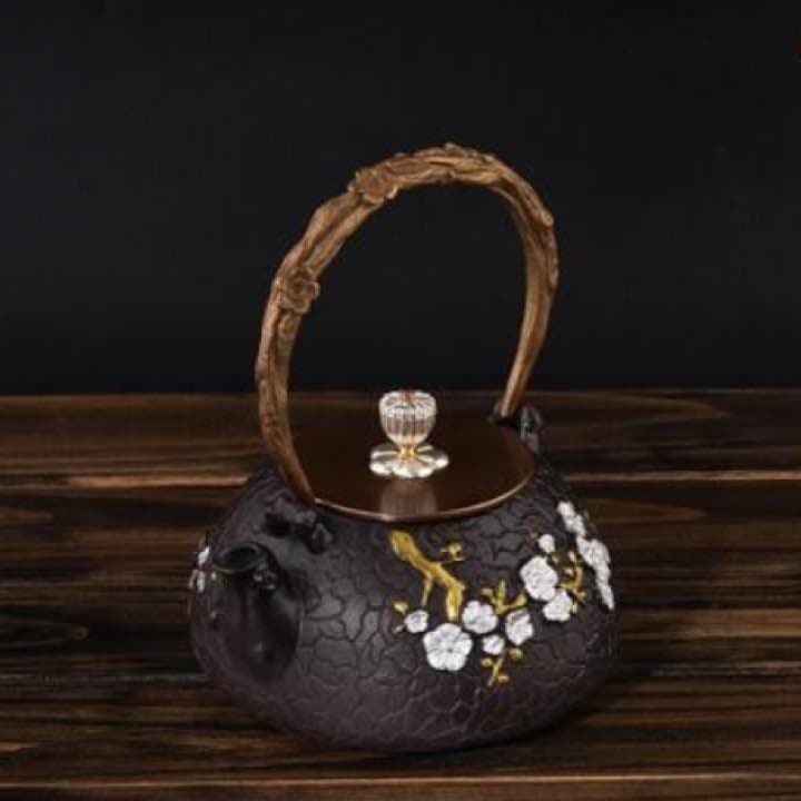 鉄器 急須 伝統工芸 手作り 鉄分補給 鉄瓶　YZS-054