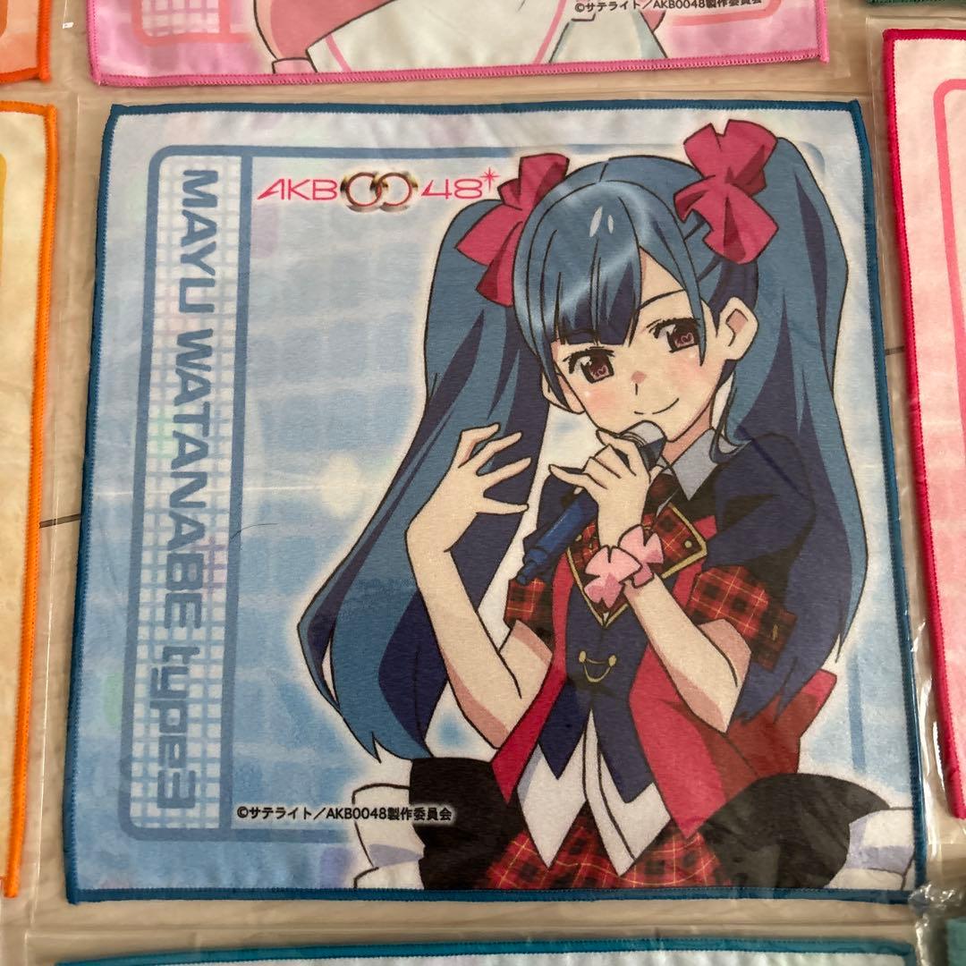 AKB0048 マイクロファイバーミニタオル 一番くじ フェイスタオル