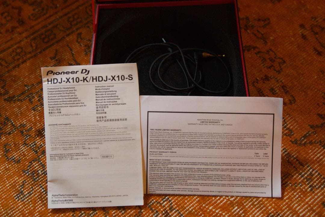 【超美品】Pioneer HDJ-X10-K DJ用ヘッドフォン