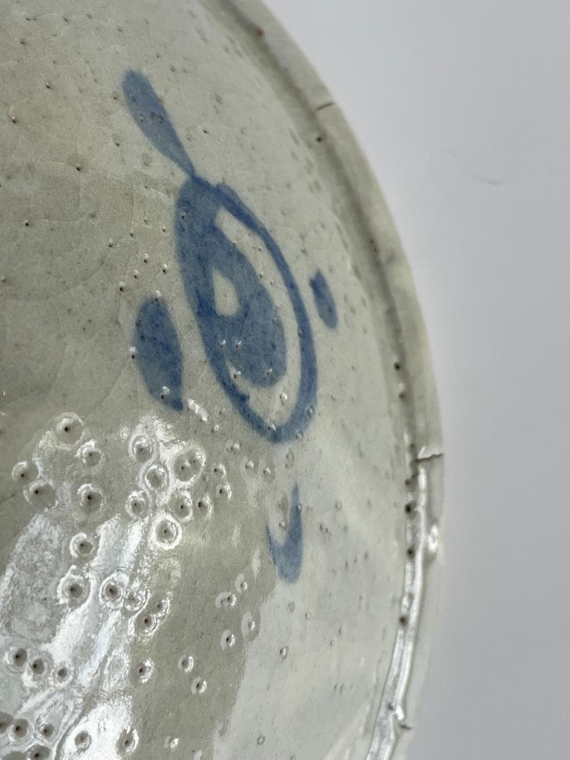 中国 美術 唐物 古玩 宋 元 明 清期 古染付 青絵 青花 大鉢 深鉢 牡丹