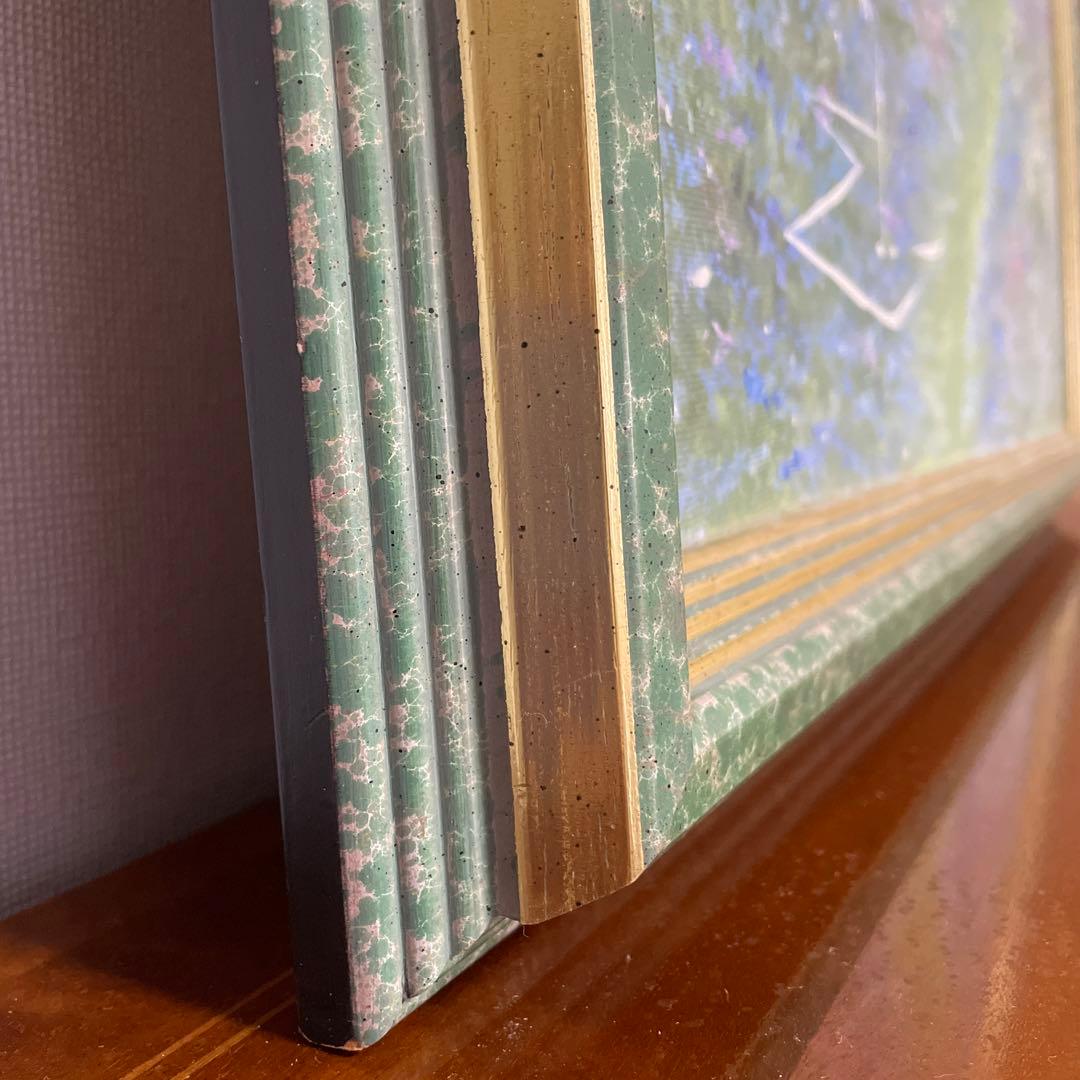 70㎝四方◎イーダ ヴァレッキオ◎額装 絵画◎一点物原画