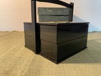 2段重（漆塗り、金蒔絵　伝統工芸・大丸京都店取扱品）