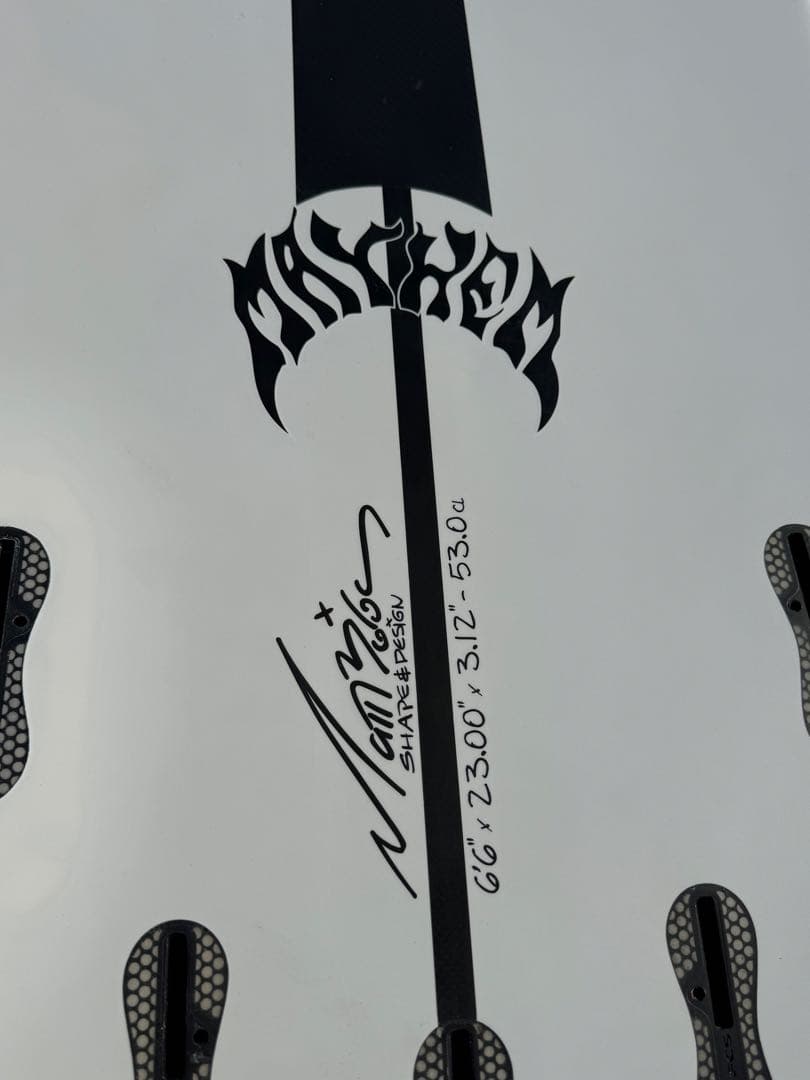 プラセボサーフボードRE-LOADED（リローデッド）53L 6'6\"