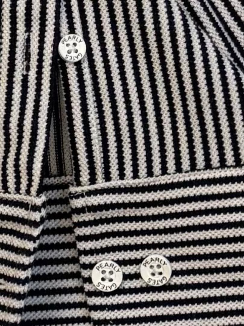 PEARLY GATES ストライプシャツ