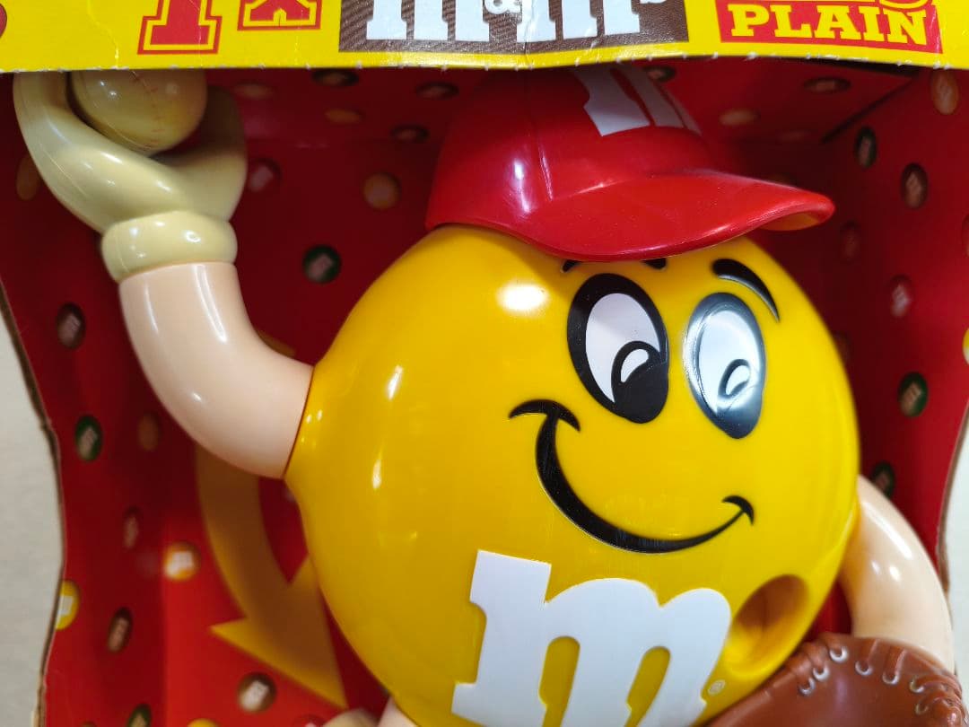 m&m's ディスペンサー ヴィンテージ エムアンドエムズ イエロー