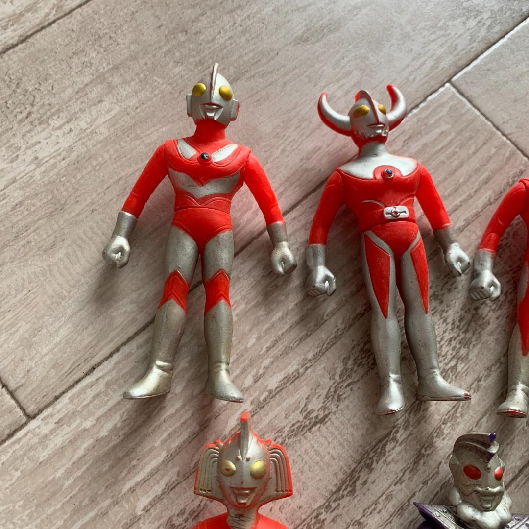 当時物 ソフビ人形 ウルトラ戦士11体セット ウルトラマン 円谷プロ 昭和
