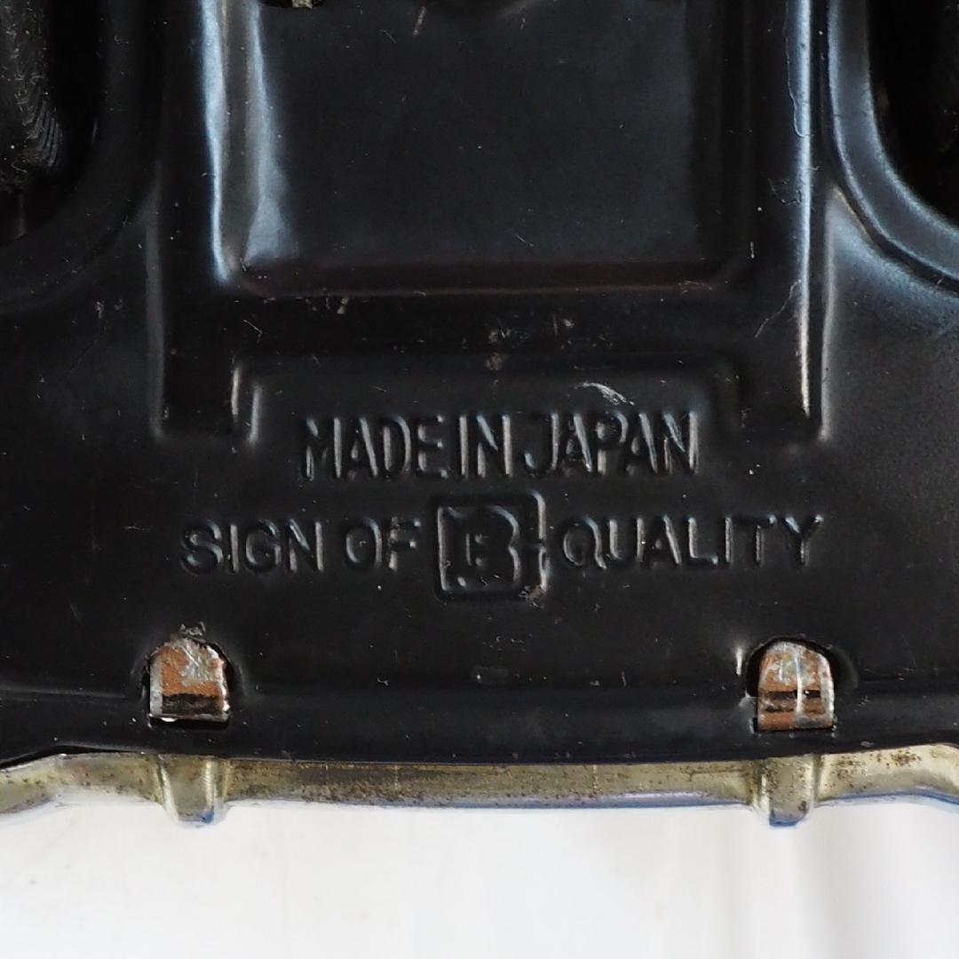 萬代屋【トヨペット クラウン デラックス赤ミラー無】tinブリキtoy箱付car