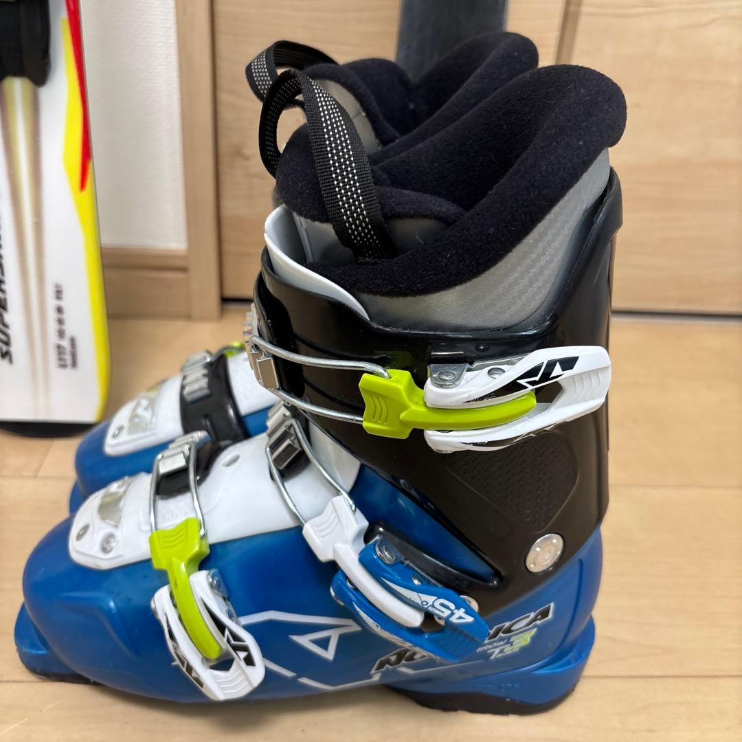 男の子　ジュニアスキーセット　head 117cm 22-22.5cmブーツ付