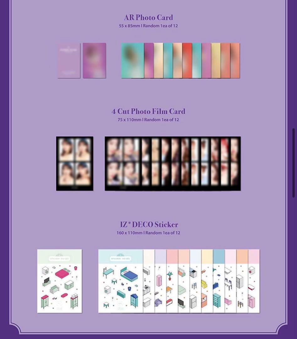 IZ*ONE ONEIRIC DIARY 全３形態