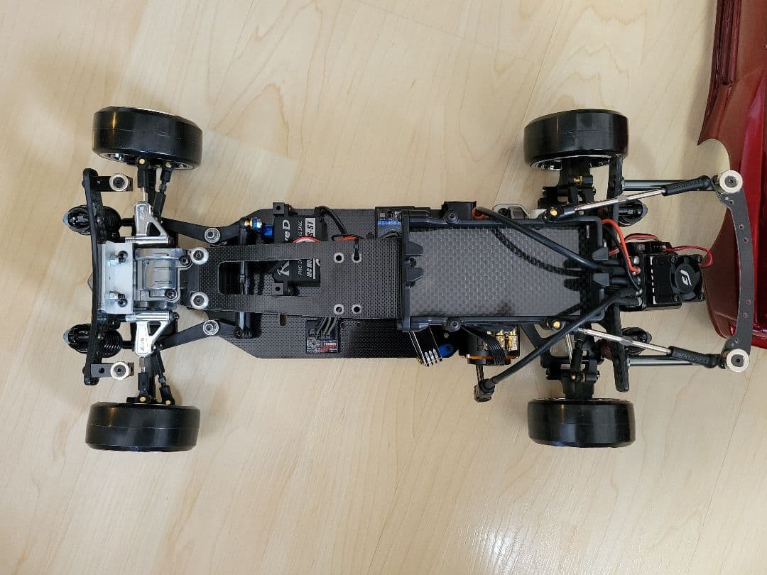 タミヤ　TA02 ドリフト仕様　魔改造　ドリラジ　RWD