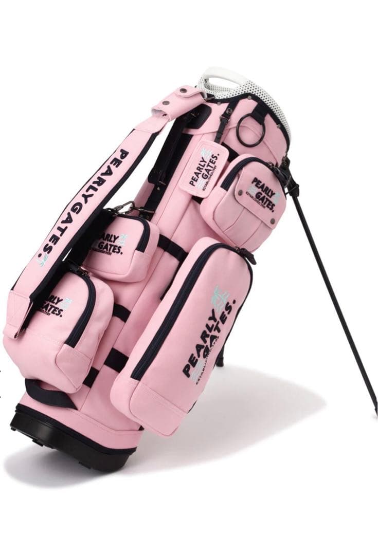 新品 パーリーゲイツ ゴルフ 取り外し型 キャディバッグ 日本正規品 ピンク