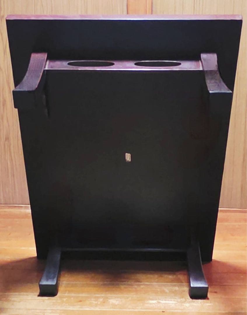 1950年代製アンティーク欅レトロ和机センターテーブル家具漆塗り鏡面系塗装座卓