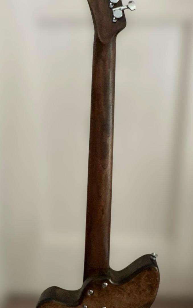 (中古) エレキギター　ブラウンウッドカラー　本体のみ