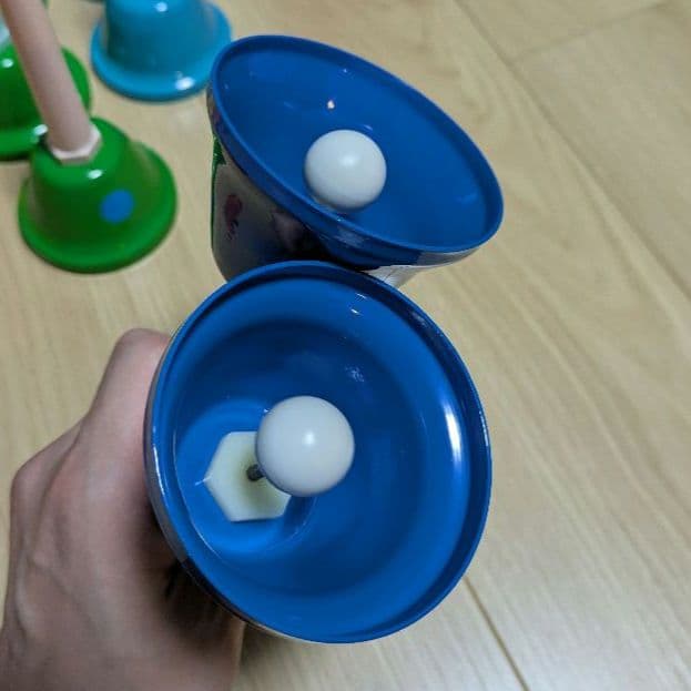 ZEN-ON ミュージックベル ハンドベル 23音 レインボーカラー