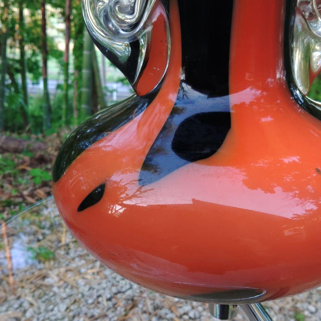 硝子花瓶　カメイガラス　工芸ガラス