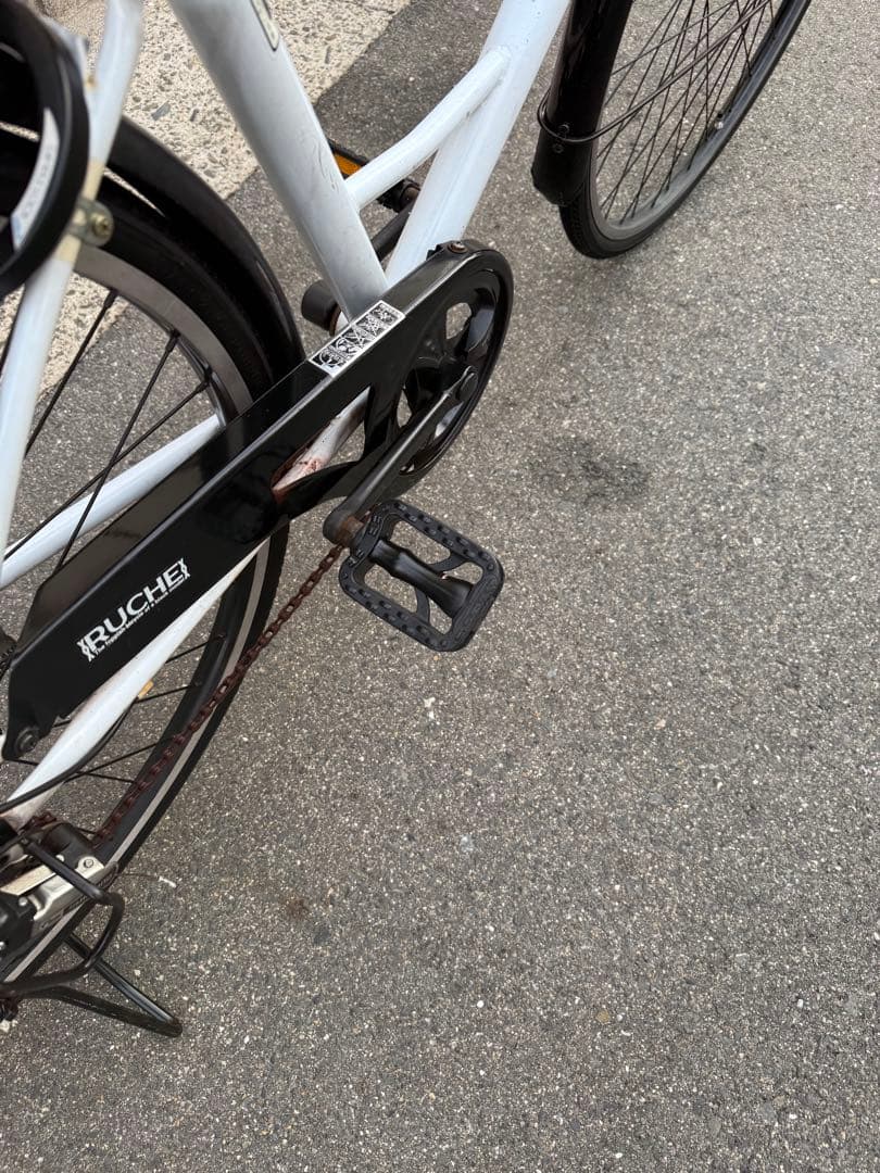 158 自転車 大阪市 【引取り限定】 美品 26インチ 変速付き