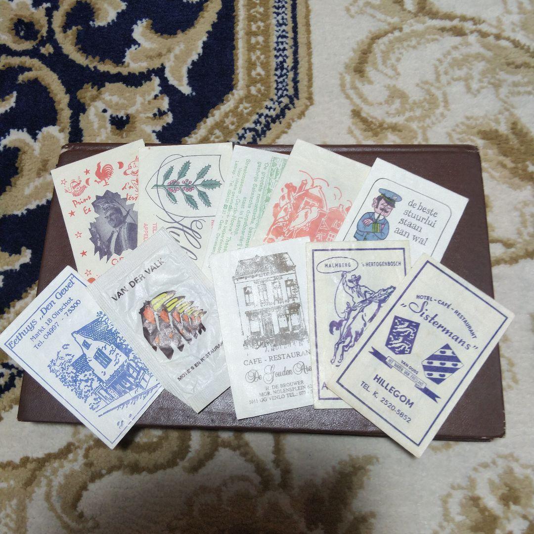 ヴィンテージ/グラシン封筒/グラシンの砂糖袋/伝票/洋書/切手/地図♪紙もの素材