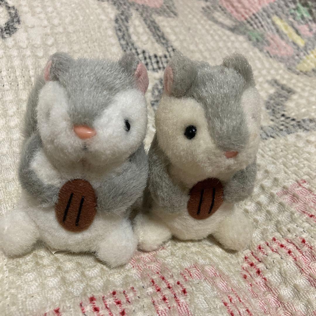 カバヤ　マスコット　6コセット　中古品　ハムスター＆ウサギ＆リス　バラ売り不可