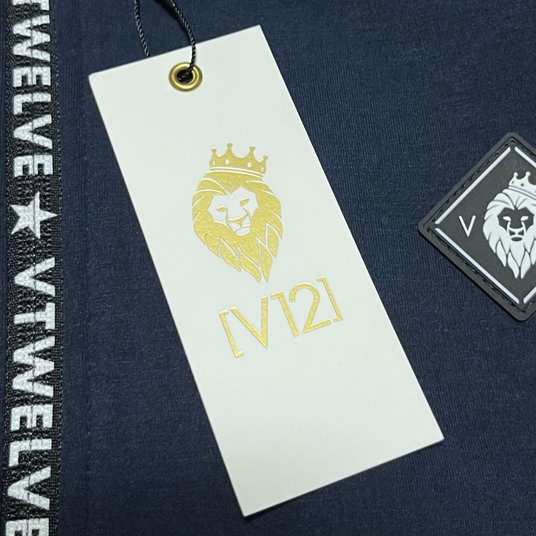 V12 ヴィトゥエルヴ　新品未使用　ネイビー　ダンボールニットセットアップ　L.