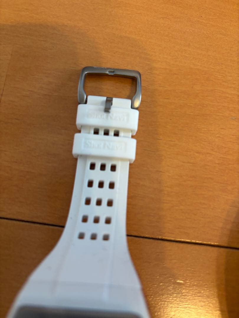 新品‼️shot navi crest II 白　距離計　腕時計