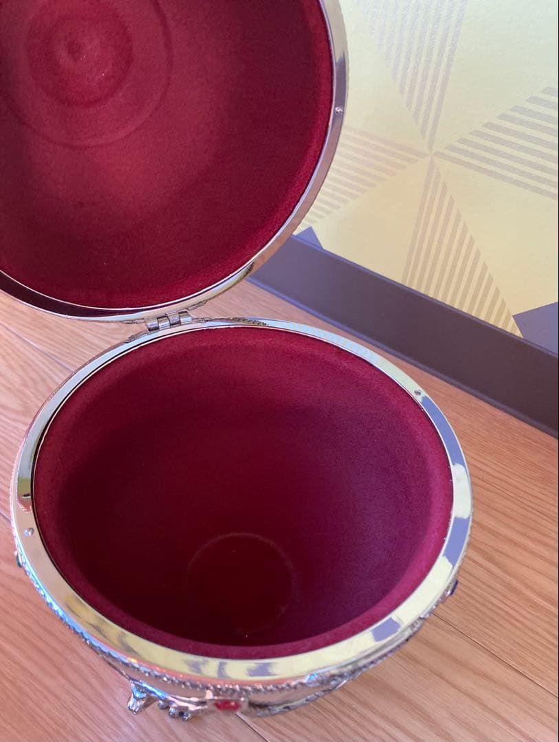 ラドガ インペリアルコレクション 銀 ベネチアングラス デキャンタ 空瓶 空箱