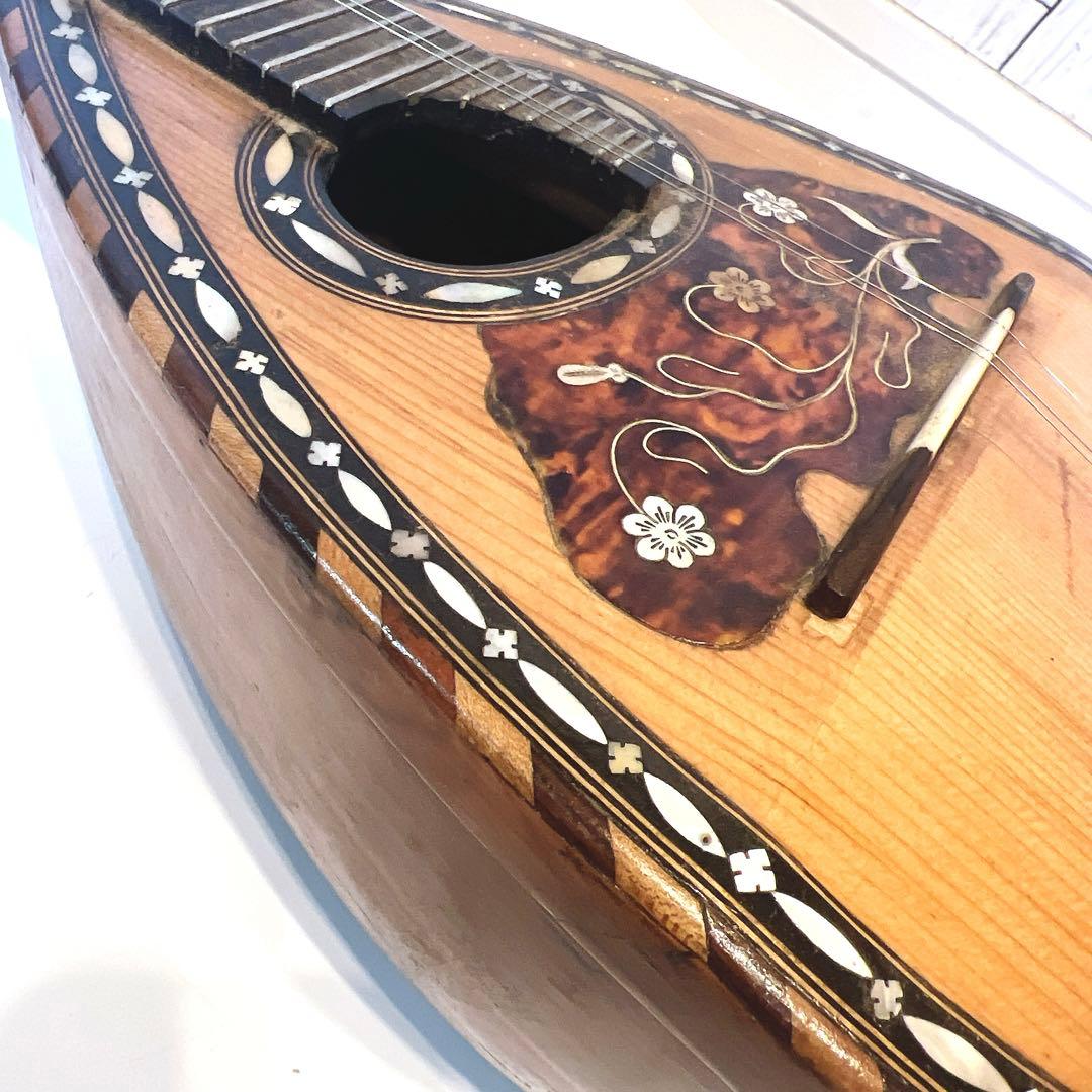 F. DE MUREDA NAPOLI マンドリン　ムレダ　インレイ装飾