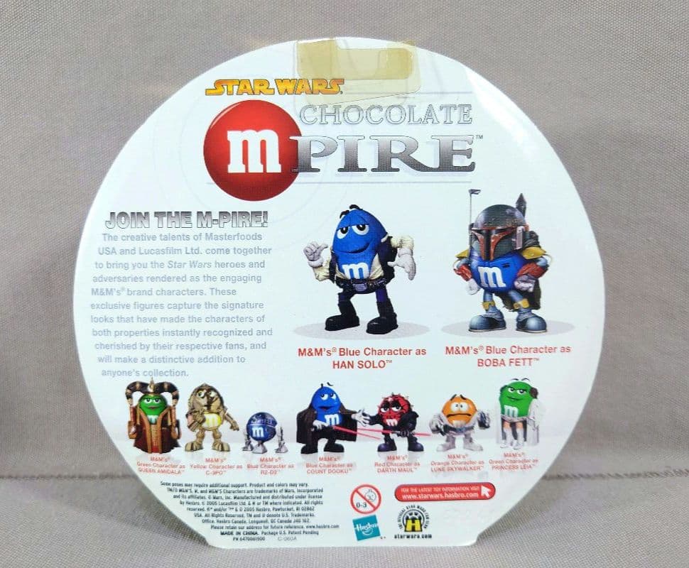 スターウォーズ　m&m's　M-PIRE　全４種　C-3PO、ダース・モール他