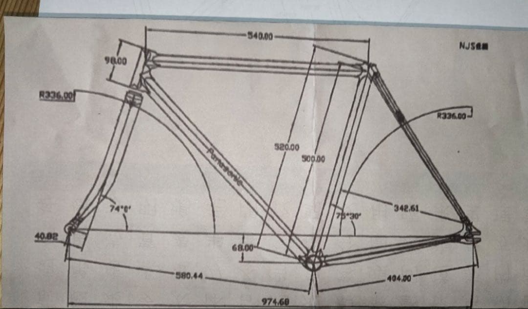 Panasonic njsフレーム　ピスト