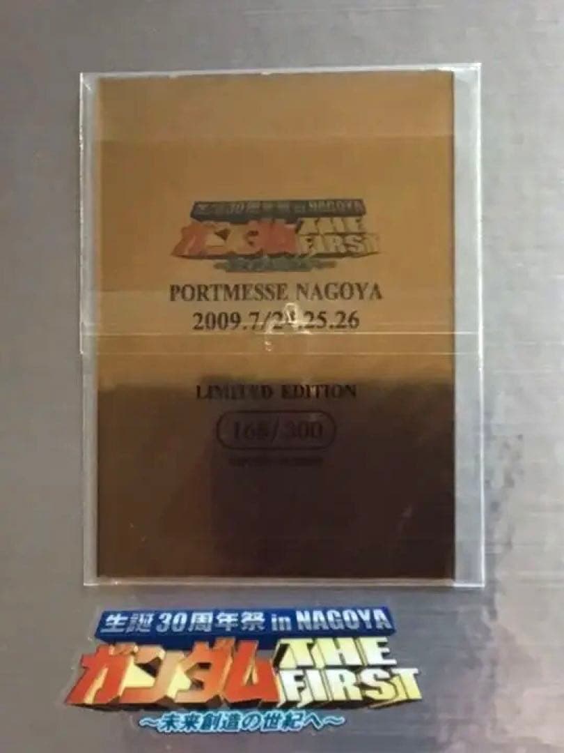 機動戦士ガンダム30周年記念　プレミアムプレート（ブラック）