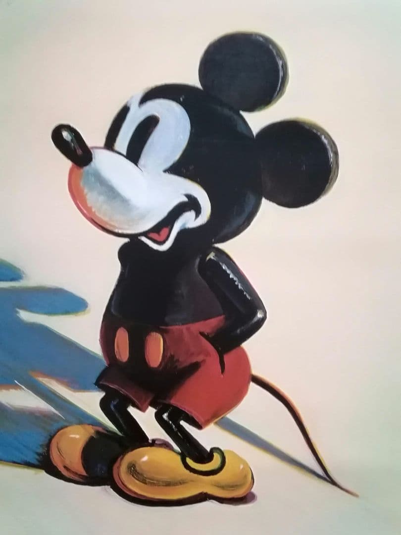 ウェイン・ティーボー　ミッキーマウス　ポップアート　ポスター　アメリカ