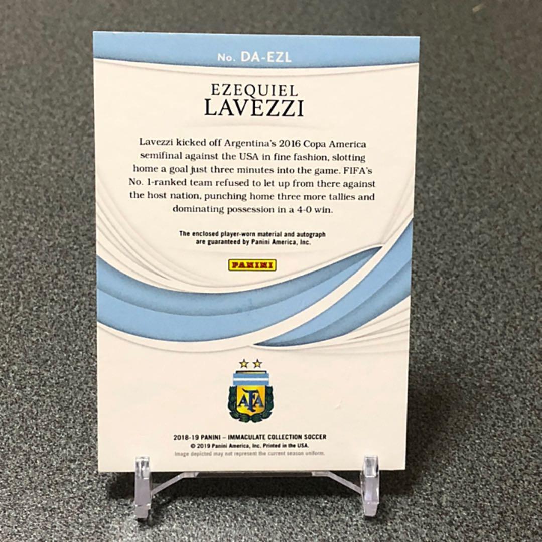 18-19 PANINI immaculate ラベッシ直筆サインパッチジャージ