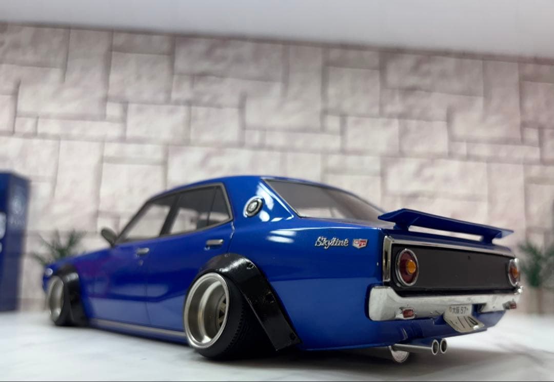 1/18 イグニッションモデル　スカイライン　ヨンメリ　GT-X 【ブルーメタ】