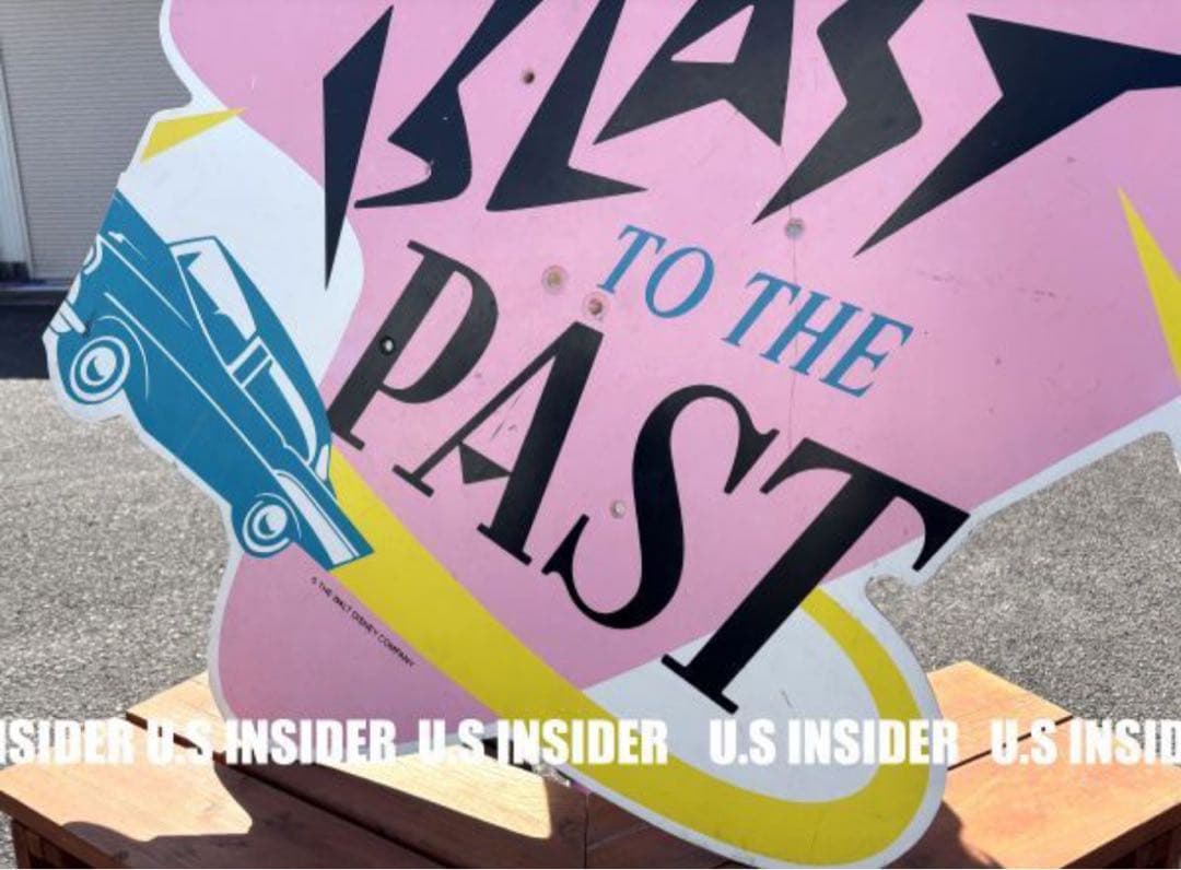 USA非売品1988年~1989年　パレードにて使用　C.Aディズニーランド看板