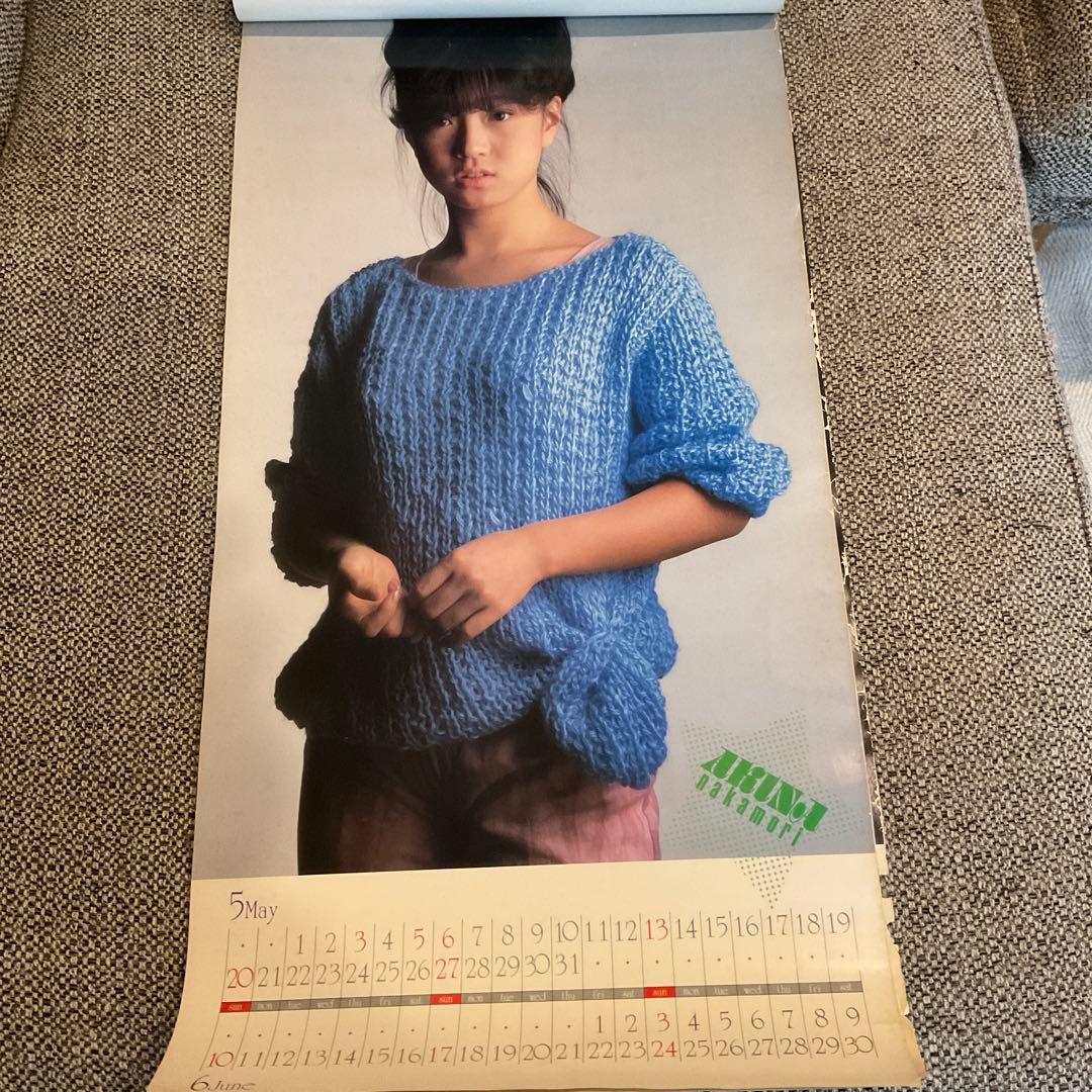 アイドルカレンダー　1984年　中森明菜　全7枚　希少
