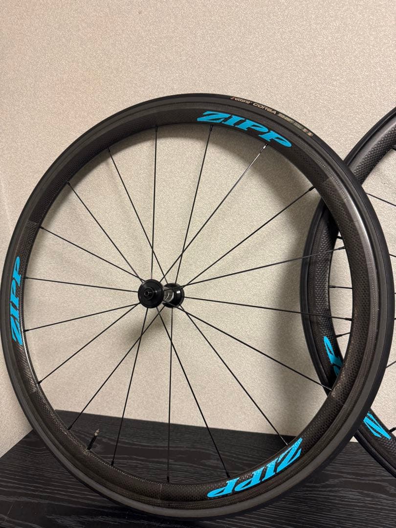 ZIPP202 カーボンホイール チューブラー シマノ11〜12速　リムブレーキ