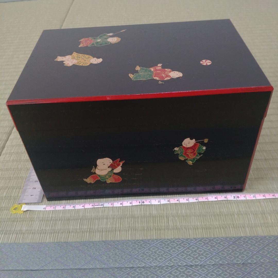 【美品】茶道具セット 利休茶箱　桐木地本漆塗