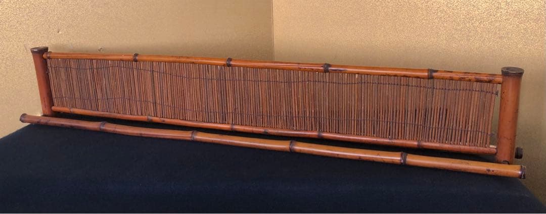 割引‼️《R》茶道具 煎茶 煤竹結界 衝立 炉屏 竹峰作　 1f