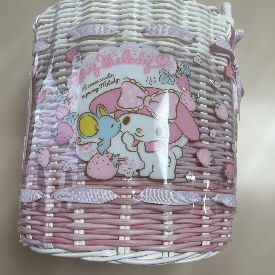 マイメロディ ストロベリーカゴ 約30cm