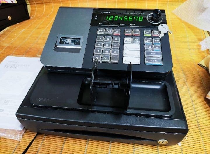 カシオレジスター　SE-S30　人気機種　コンパクト　送料無料　108001