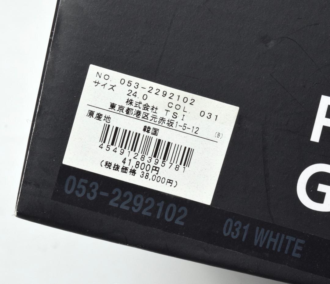 未使用4.1万 パーリーゲイツ ミドルカット ボア ゴルフシューズ 24cm