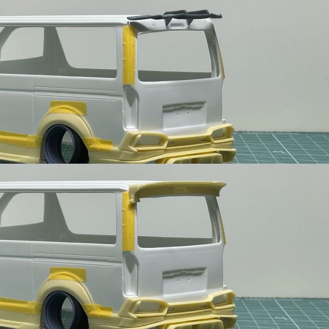 製作中 1/24 200ハイエース S.A.D CUSTOM STINGER J