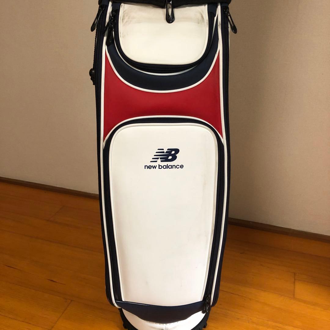 ニューバランス new balance キャディバッグ ホワイト フード付き