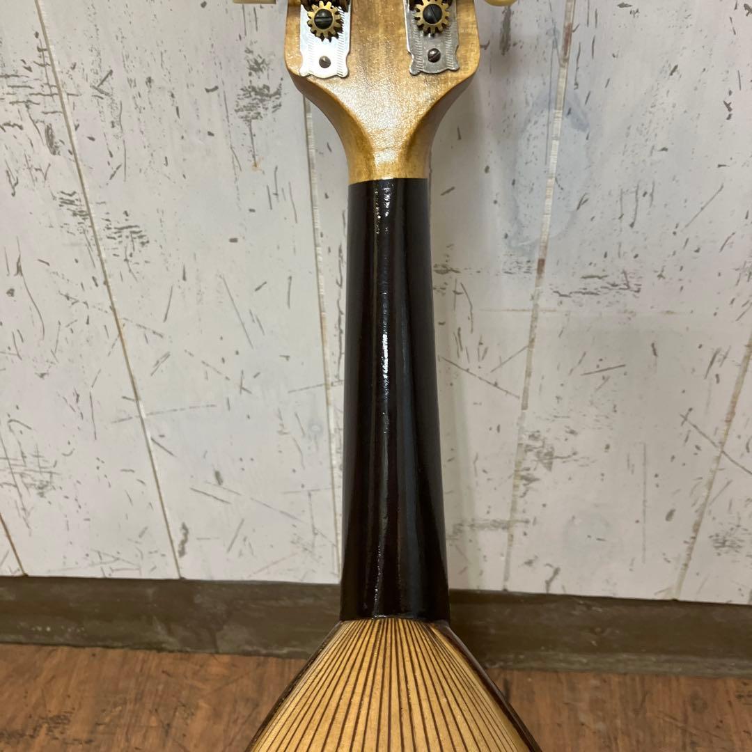 昭和レトロ ビンテージ マンドリン 7弦 4コース 豪華装飾 彫刻 螺鈿 貝細工