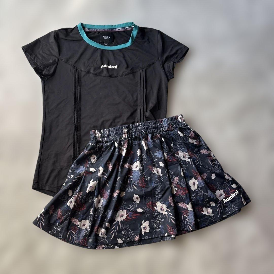 【Admiral】アドミラル テニスウェア・スコート 上下セット M・Lサイズ